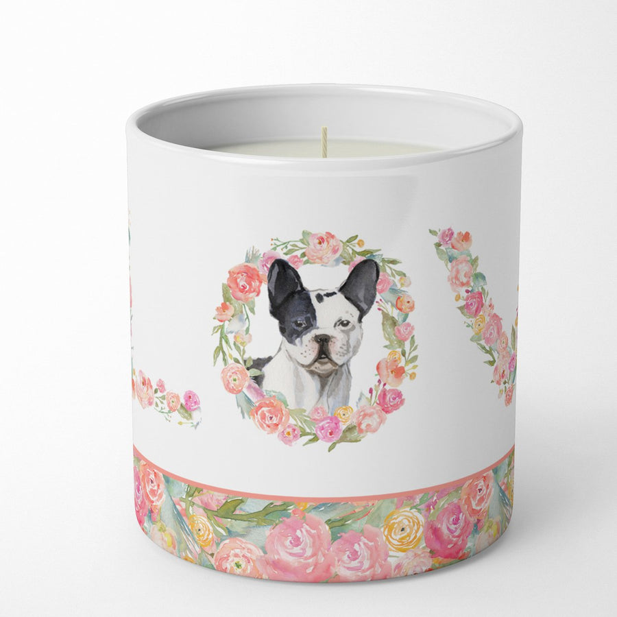 French Bulldog Love 10 oz Decorative Soy Candle Image 1