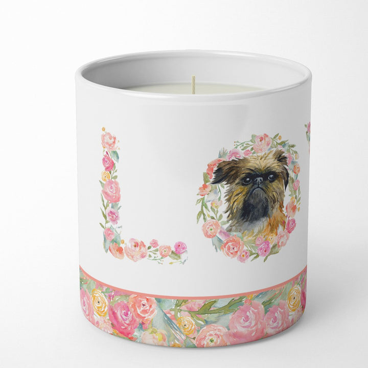 Brussels Griffon Love 10 oz Decorative Soy Candle Image 2