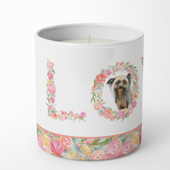 Chinese Crested Love 10 oz Decorative Soy Candle Image 2