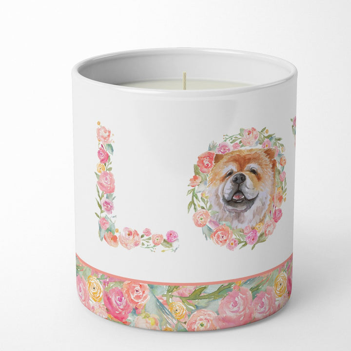 Chow Chow Style 2 Love 10 oz Decorative Soy Candle Image 2