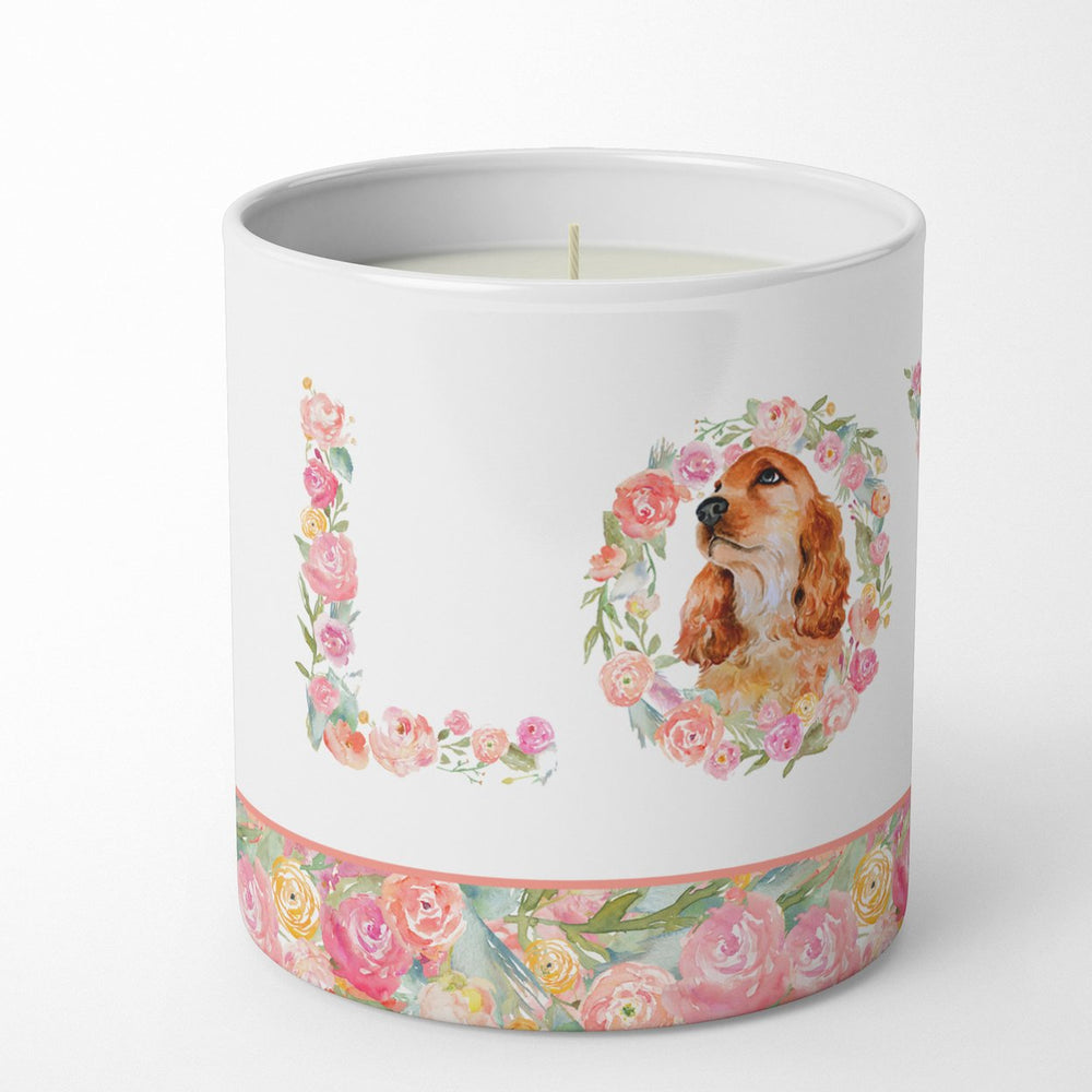 Cocker Spaniel Love 10 oz Decorative Soy Candle Image 2