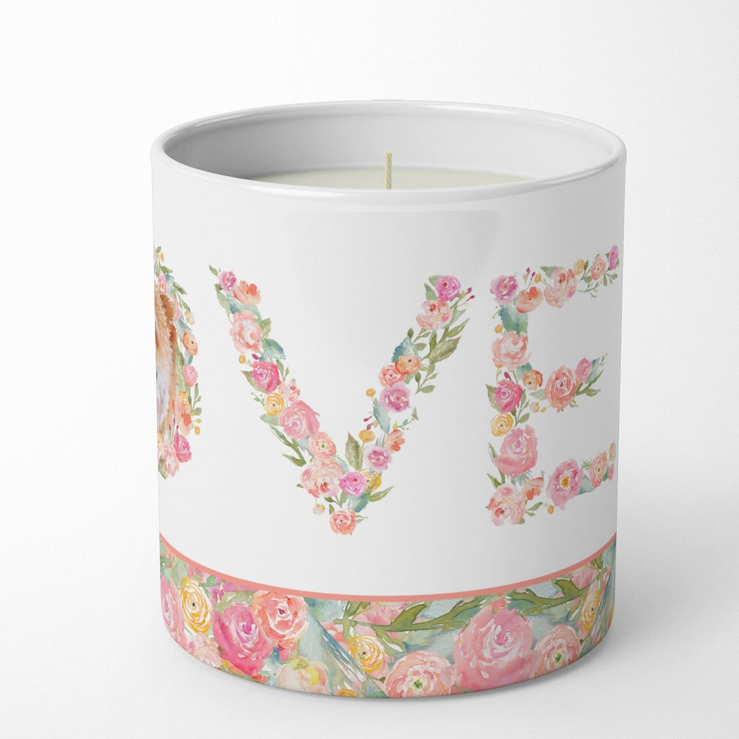 Chow Chow Style 2 Love 10 oz Decorative Soy Candle Image 3