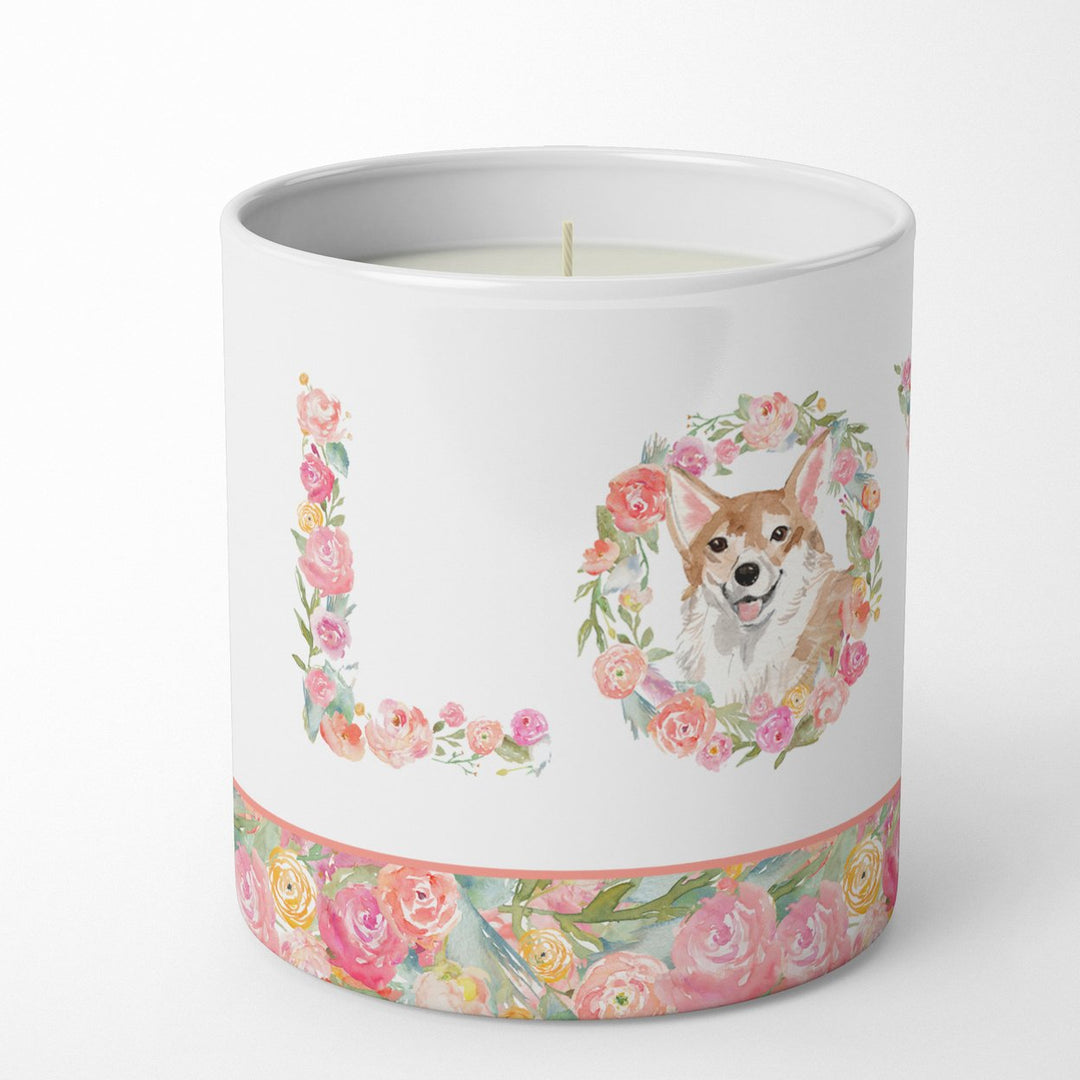 Corgi Love 10 oz Decorative Soy Candle Image 2