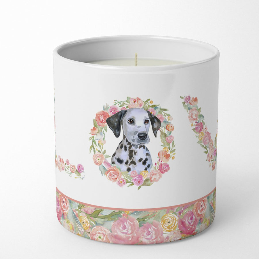 Dalmatian Puppy Love 10 oz Decorative Soy Candle Image 1