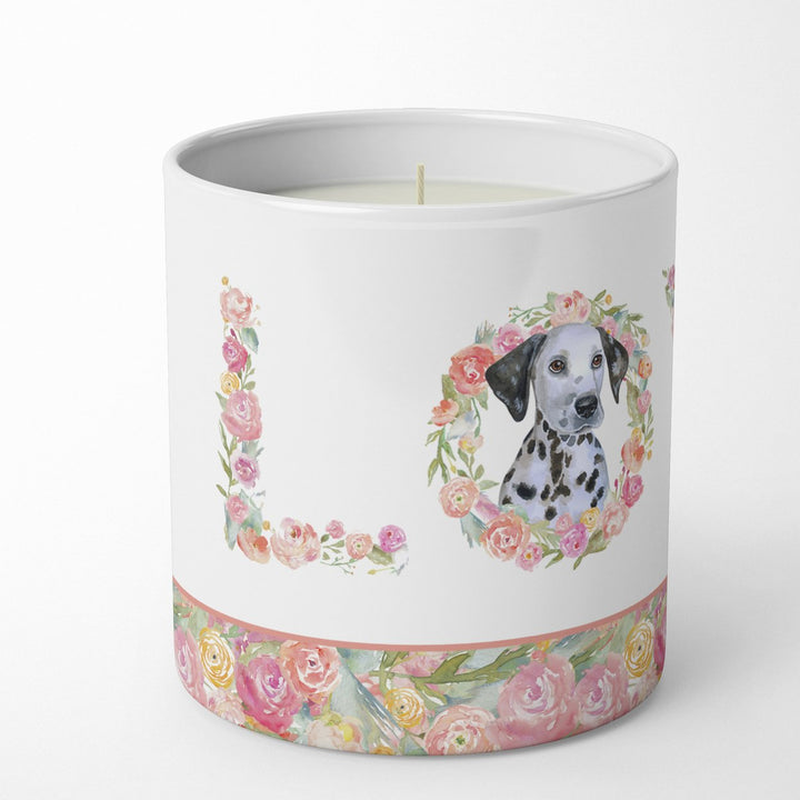 Dalmatian Puppy Love 10 oz Decorative Soy Candle Image 2