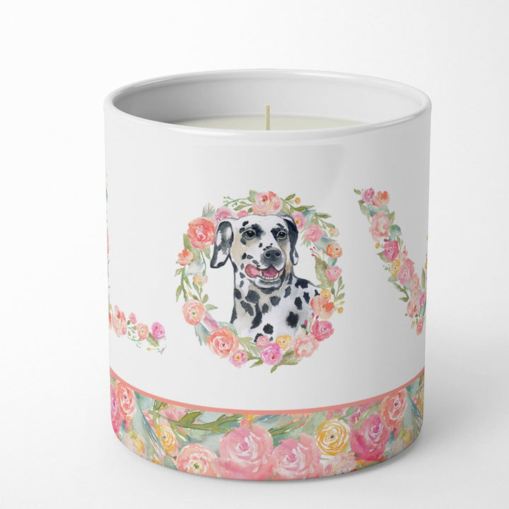 Dalmatian Style 2 Love 10 oz Decorative Soy Candle Image 1