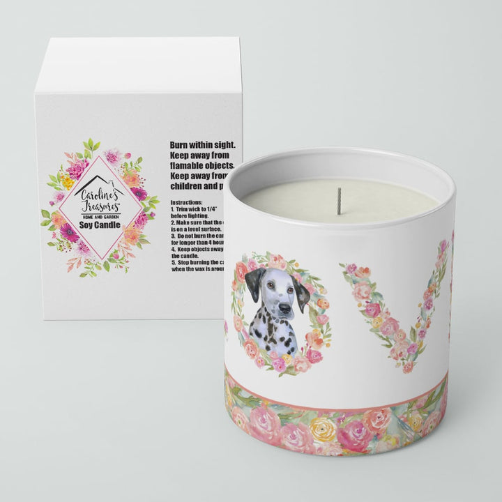 Dalmatian Puppy Love 10 oz Decorative Soy Candle Image 4