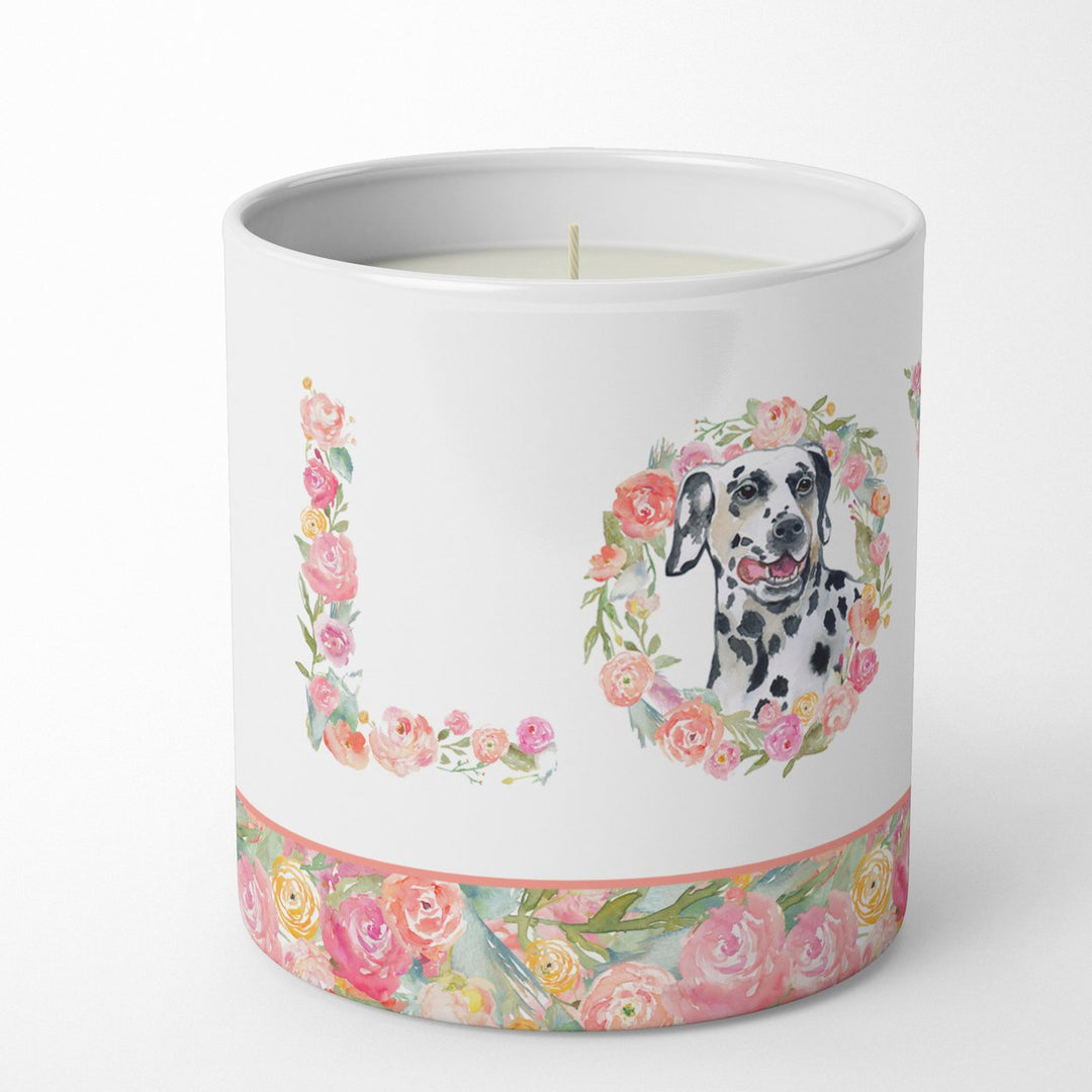 Dalmatian Style 2 Love 10 oz Decorative Soy Candle Image 2