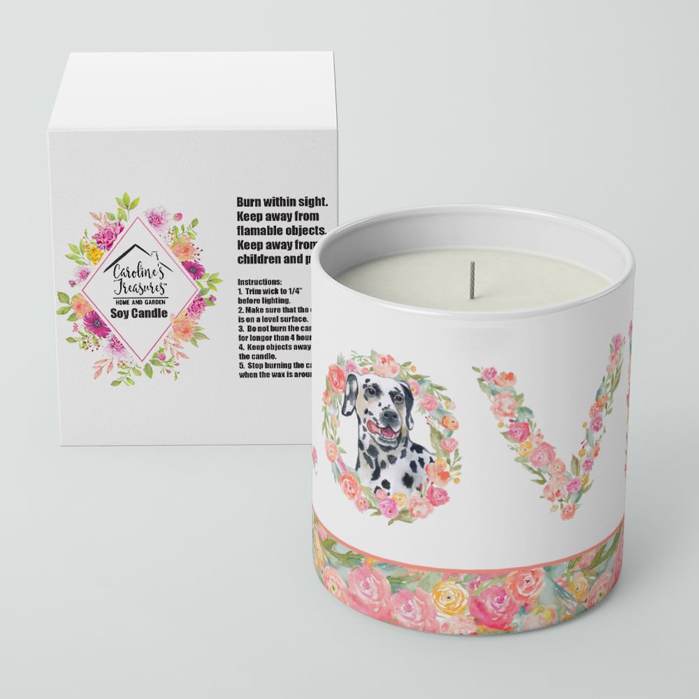 Dalmatian Style 2 Love 10 oz Decorative Soy Candle Image 4