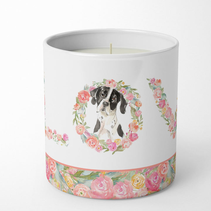 English Pointer Love 10 oz Decorative Soy Candle Image 1