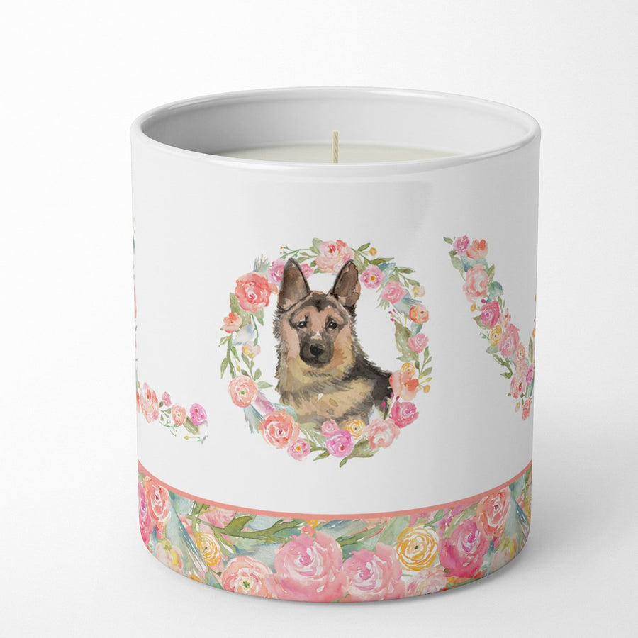 German Shepherd Love 10 oz Decorative Soy Candle Image 1