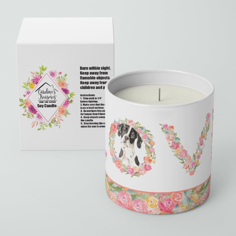 English Pointer Love 10 oz Decorative Soy Candle Image 4