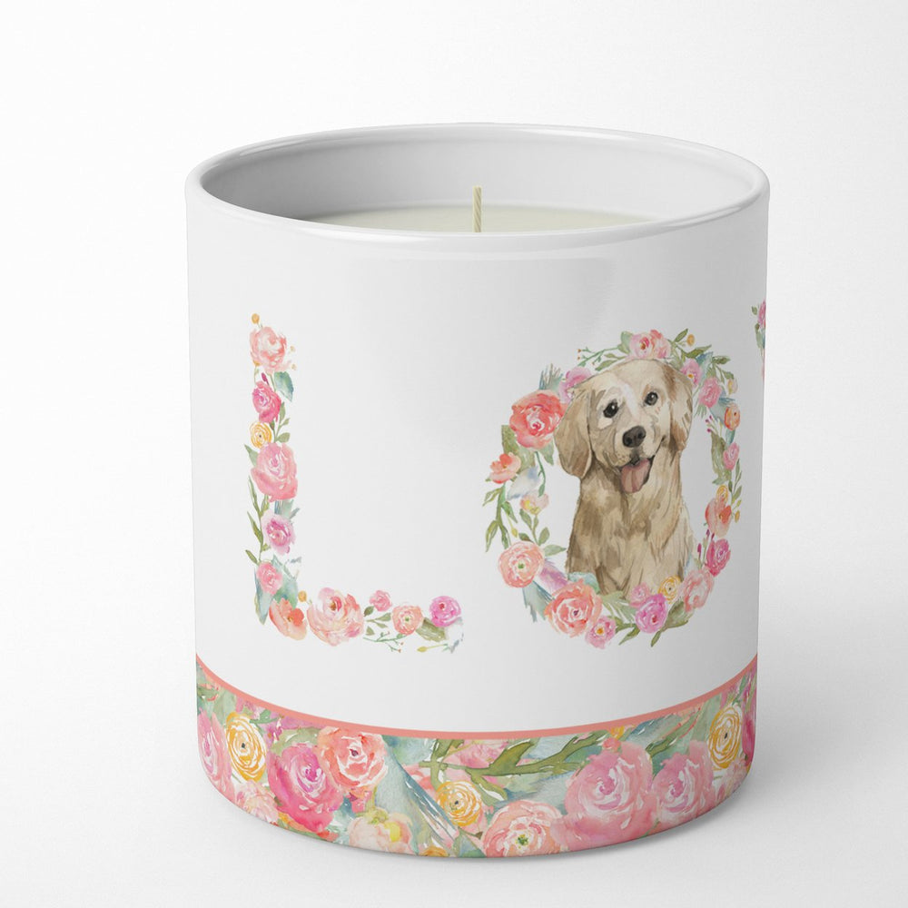 Golden Retriever Love 10 oz Decorative Soy Candle Image 2