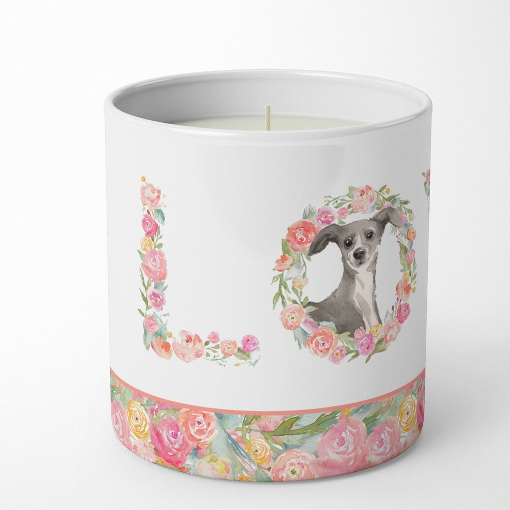 Italian Greyhound Love 10 oz Decorative Soy Candle Image 2