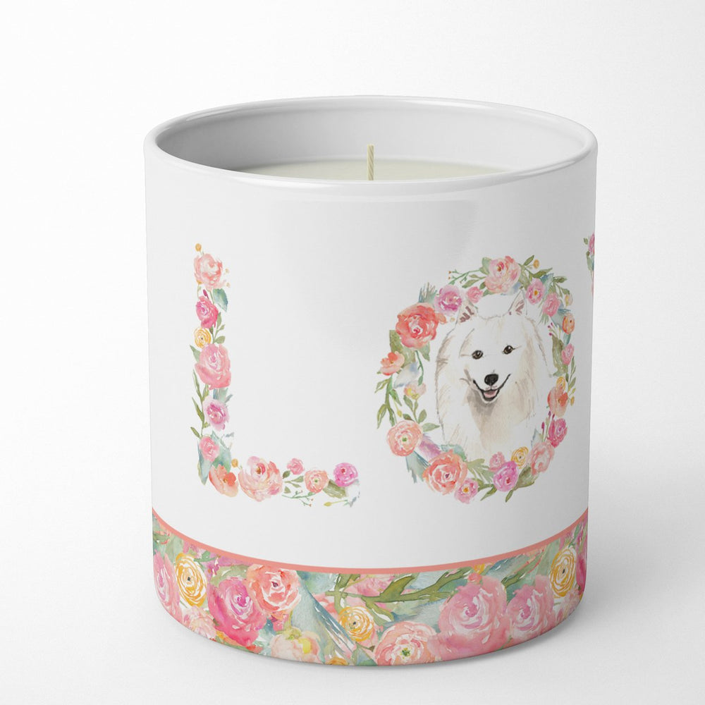 Japanese Spitz Love 10 oz Decorative Soy Candle Image 2