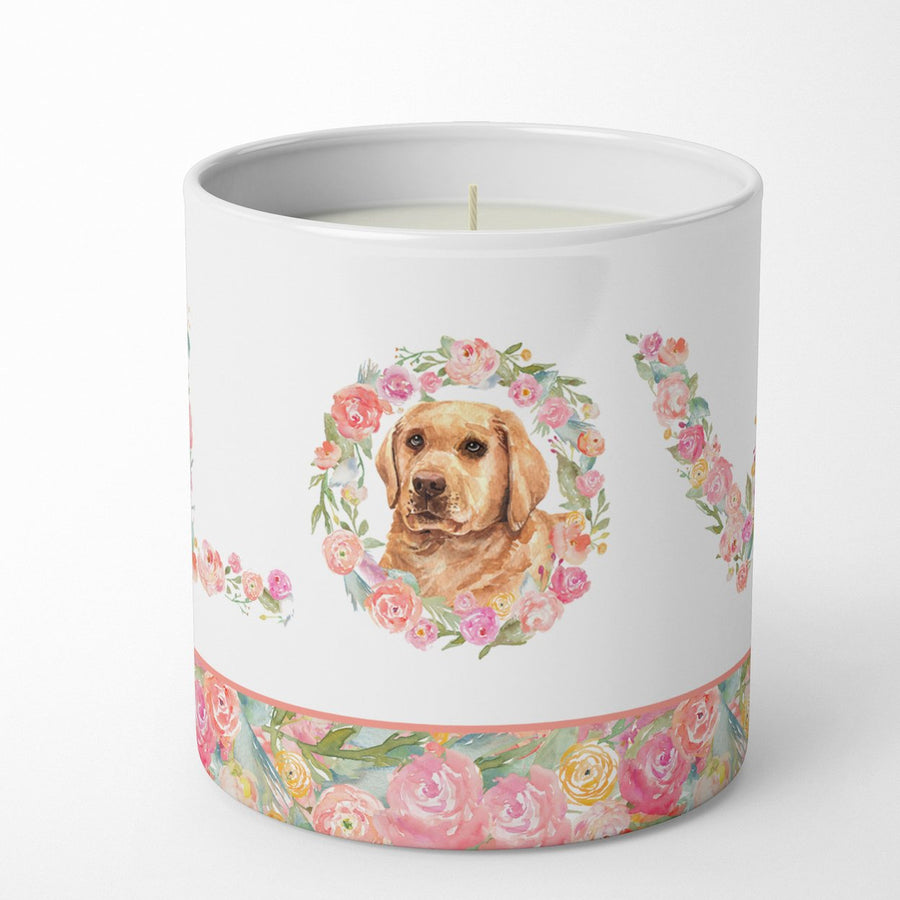 Labrador Retriever Love 10 oz Decorative Soy Candle Image 1