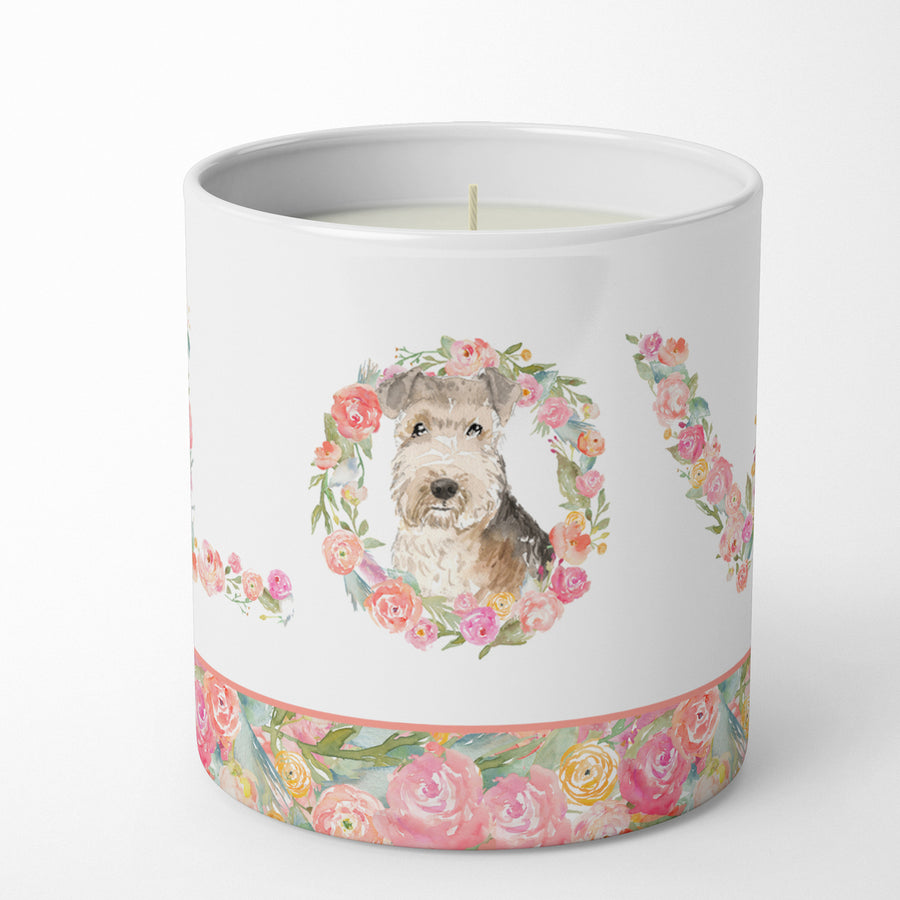 Lakeland Terrier Love 10 oz Decorative Soy Candle Image 1