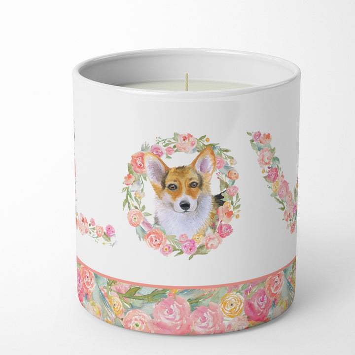 Pembroke Corgi Love 10 oz Decorative Soy Candle Image 1