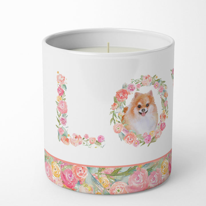 Pomeranian Love 10 oz Decorative Soy Candle Image 2