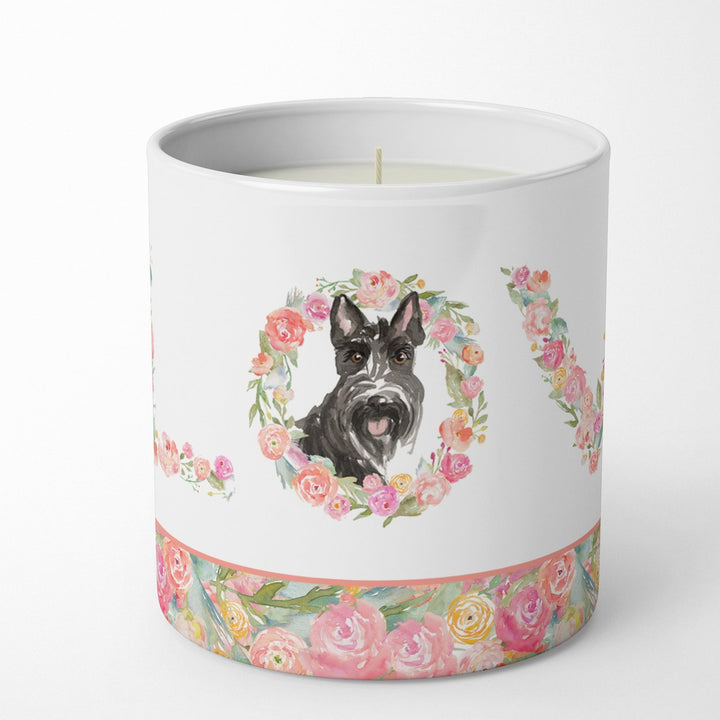 Scottish Terrier Love 10 oz Decorative Soy Candle Image 1