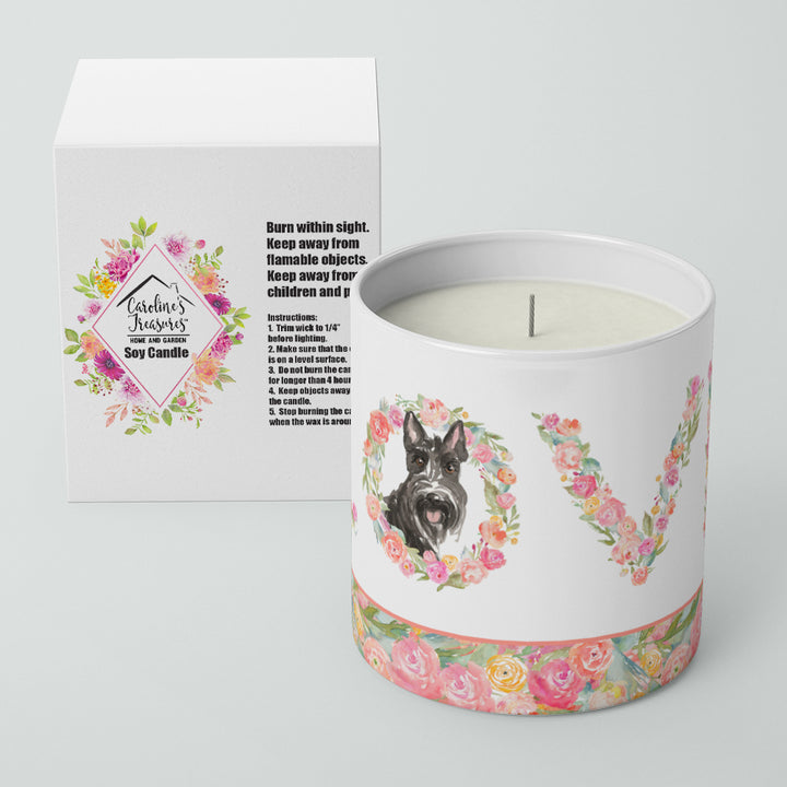 Scottish Terrier Love 10 oz Decorative Soy Candle Image 4