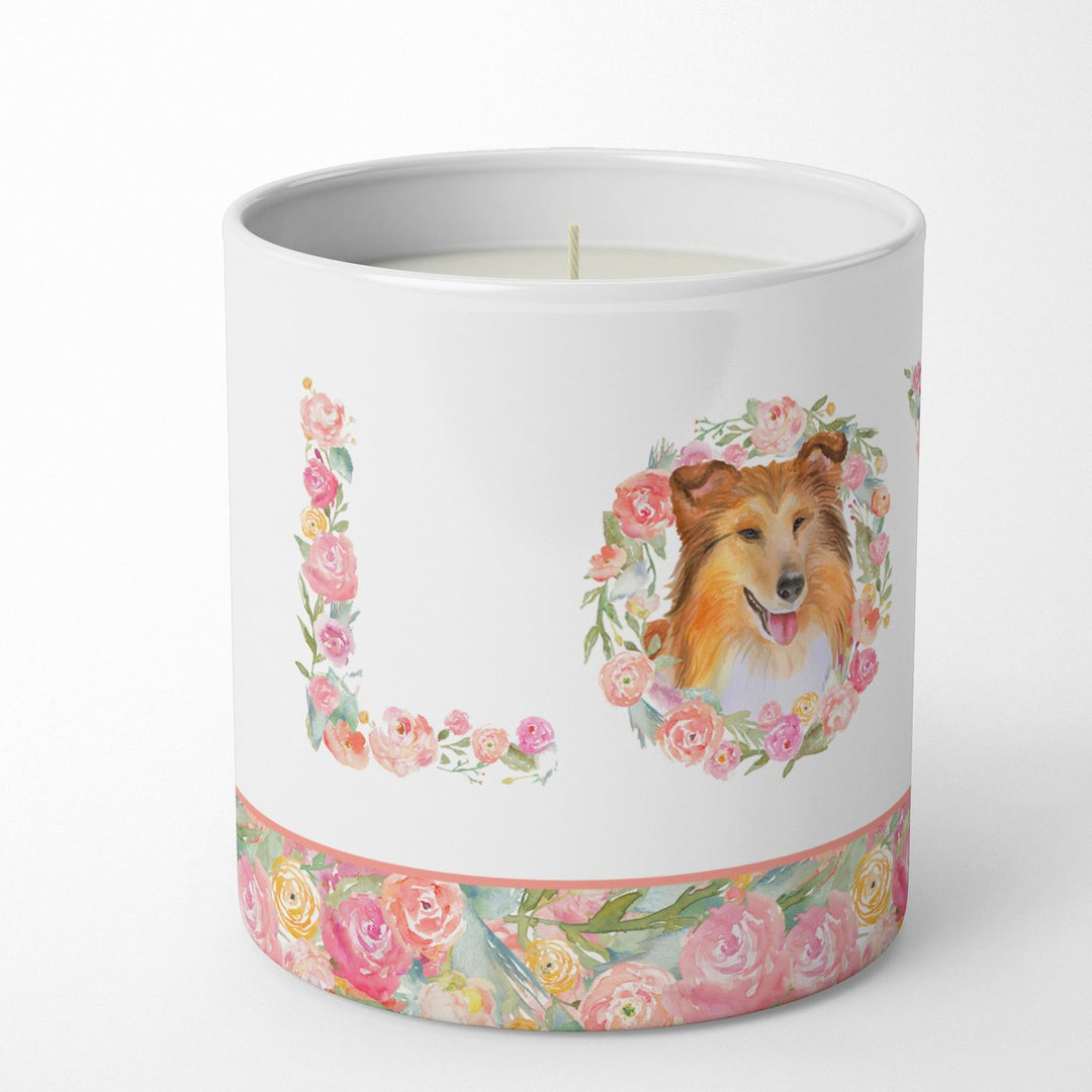 Sheltie Shetland Sheepdog Love 10 oz Decorative Soy Candle Image 2