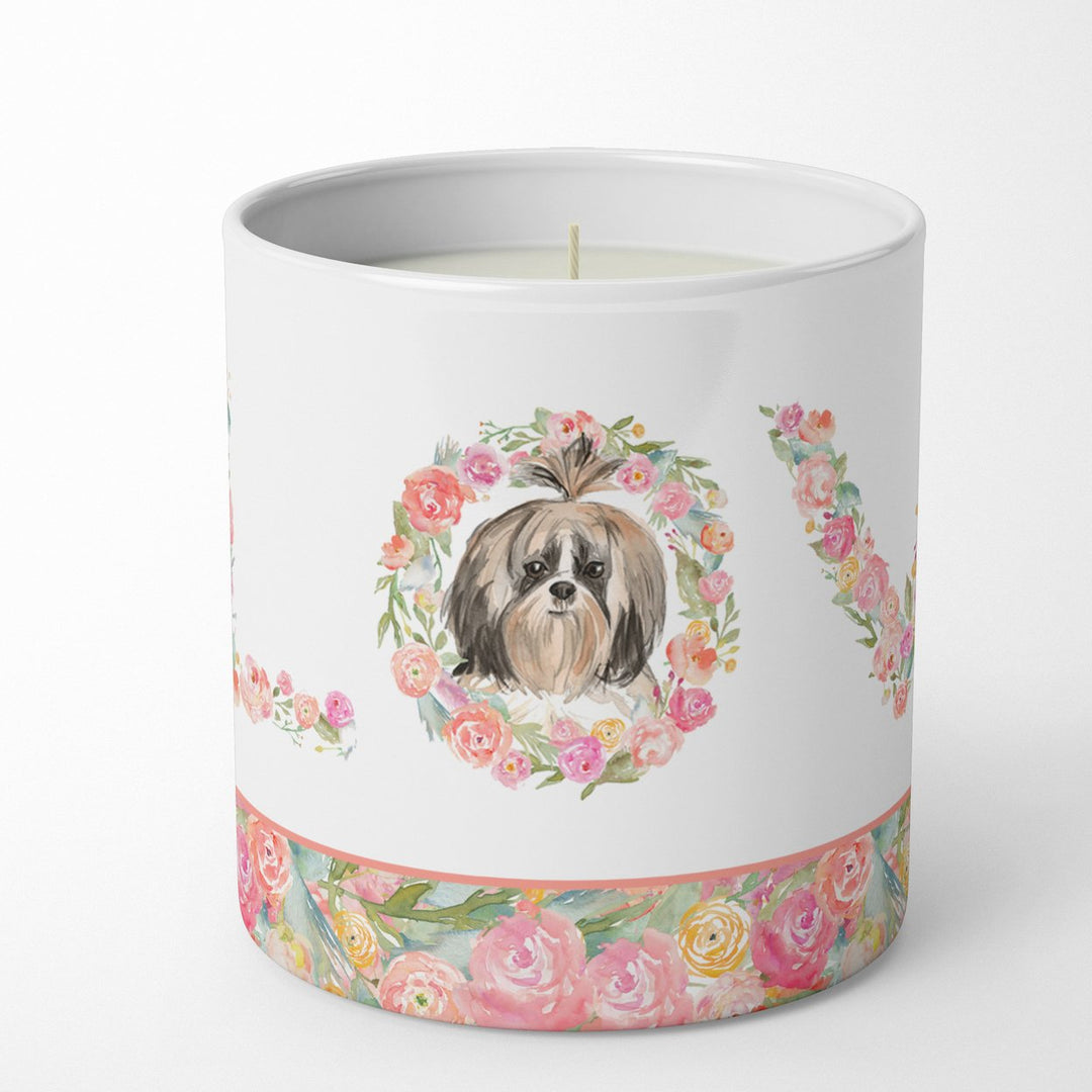 Shih Tzu Love 10 oz Decorative Soy Candle Image 1