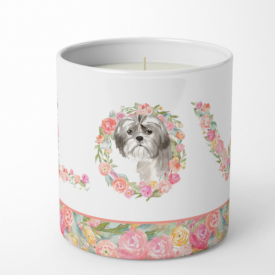 Shih Tzu Style 2 Love 10 oz Decorative Soy Candle Image 1