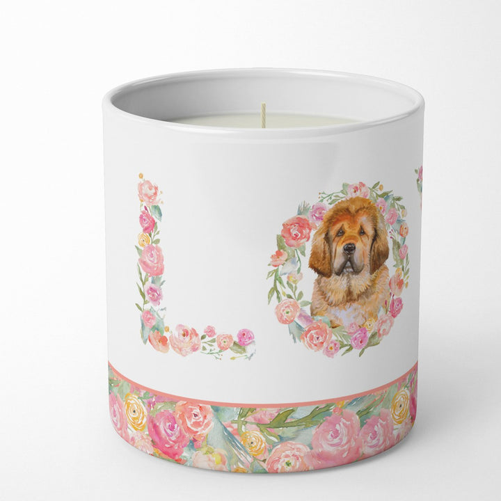 Tibetan Mastiff Love 10 oz Decorative Soy Candle Image 2