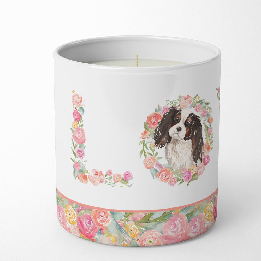 Tricolor Cavalier King Charles Spaniel Love 10 oz Decorative Soy Candle Image 2