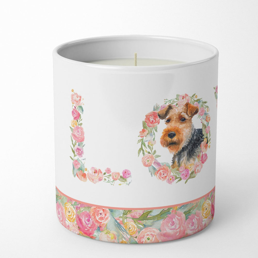 Welsh Terrier Style 2 Love 10 oz Decorative Soy Candle Image 2