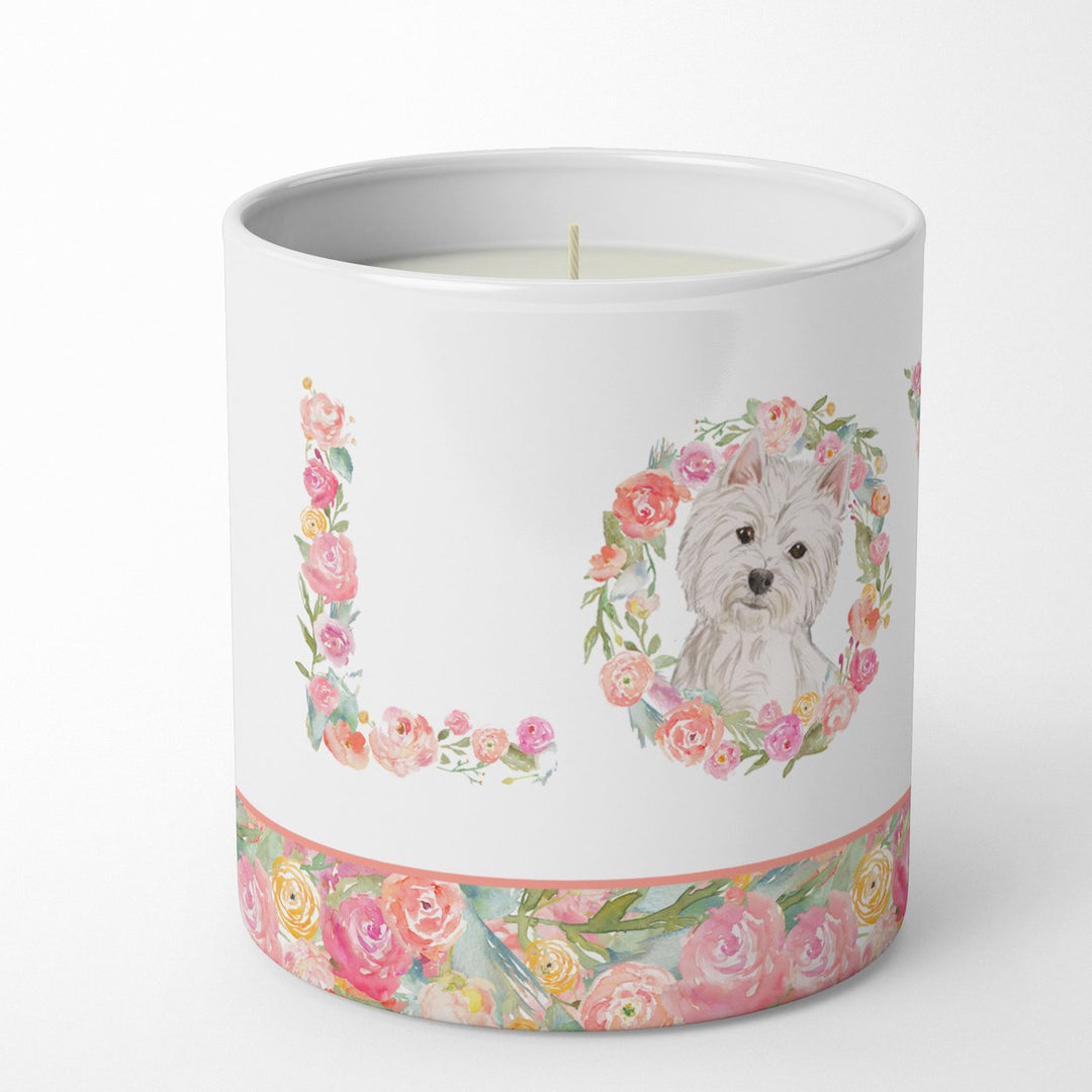 Westie Love 10 oz Decorative Soy Candle Image 2