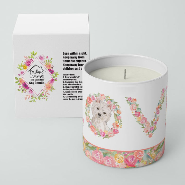 Westie Love 10 oz Decorative Soy Candle Image 4