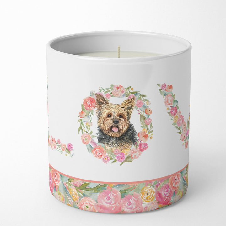 Yorkshire Terrier Yorkie Style 3 Love 10 oz Decorative Soy Candle Image 1