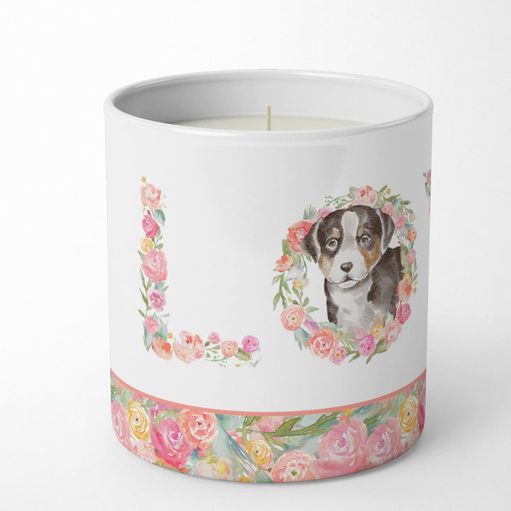 Appenzeller Sennenhund Puppy Style 2 Love 10 oz Decorative Soy Candle Image 2