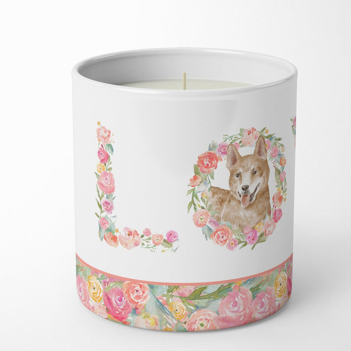 Red Style 3 Australian Cattle Dog Love 10 oz Decorative Soy Candle Image 2