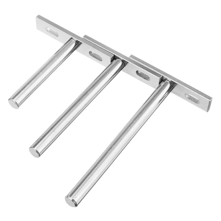 10Pcs Concealed Floating Hidden Shelf Support Metal Brackets 3,4,5 Inch Image 4