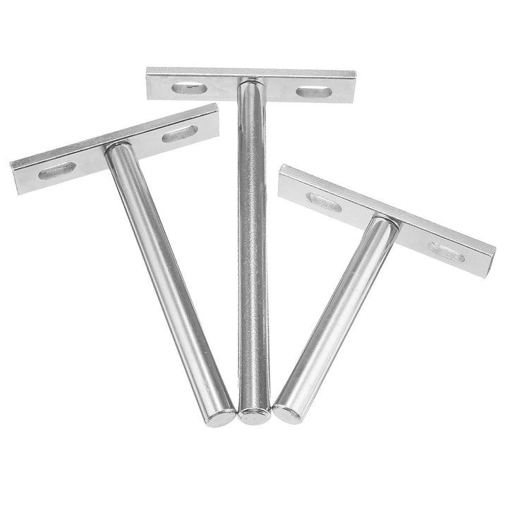 10Pcs Concealed Floating Hidden Shelf Support Metal Brackets 3,4,5 Inch Image 5