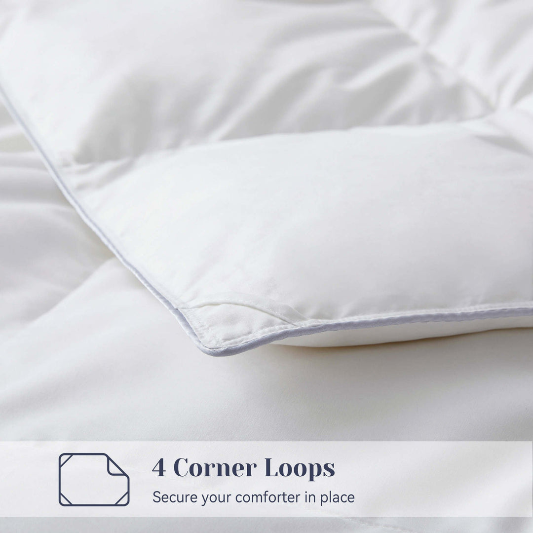 Lightweight Goose Down Feather Comforter Hotel Luxury Duvet Insert Image 4