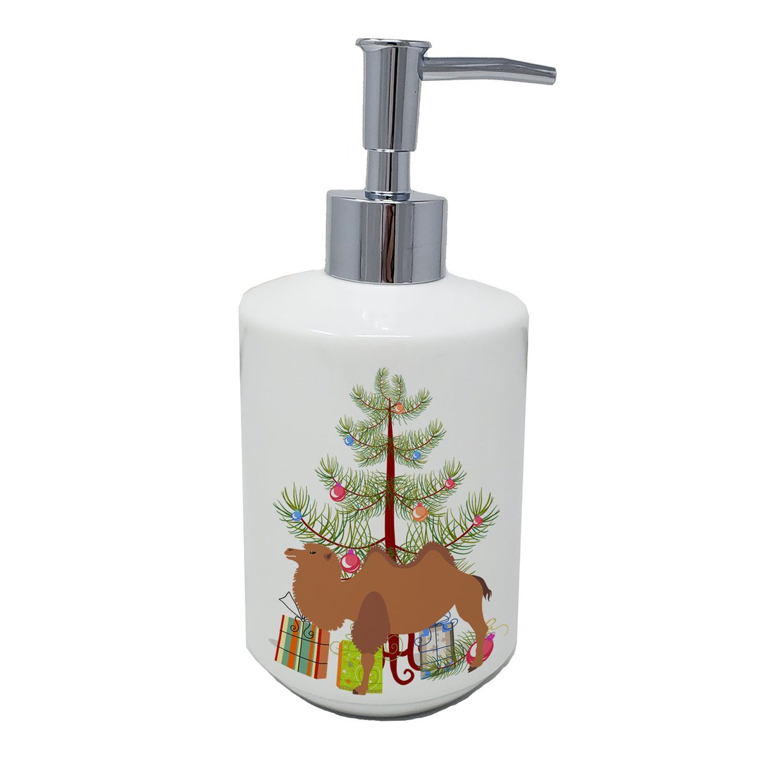 Bactrian Camel Christmas Ceramic Soap Dispenser Image 1