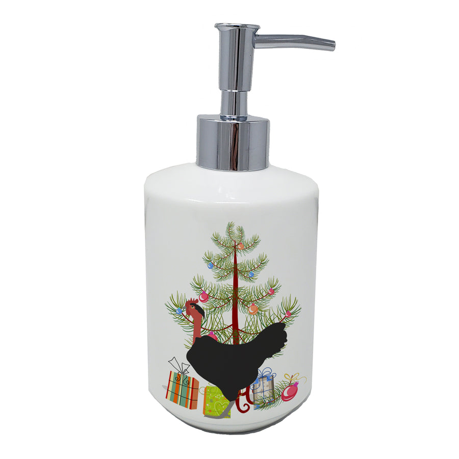 Naked Neck Chicken Christmas Ceramic Soap Dispenser Image 1