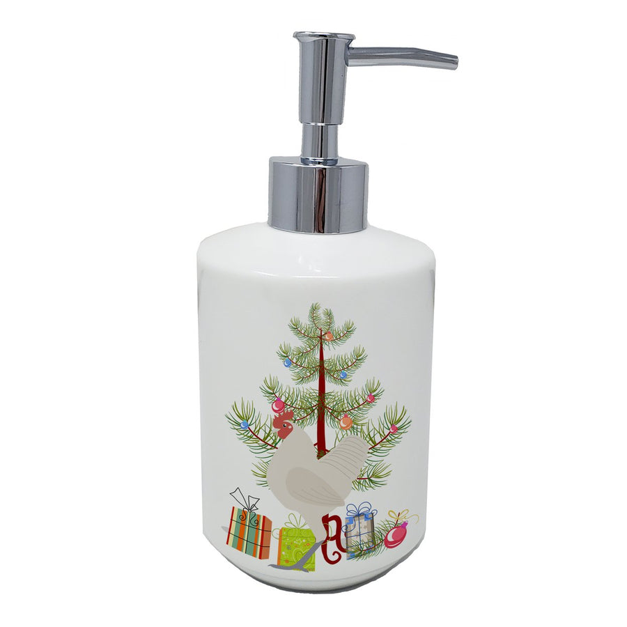 German Langshan Chicken Christmas Ceramic Soap Dispenser Image 1