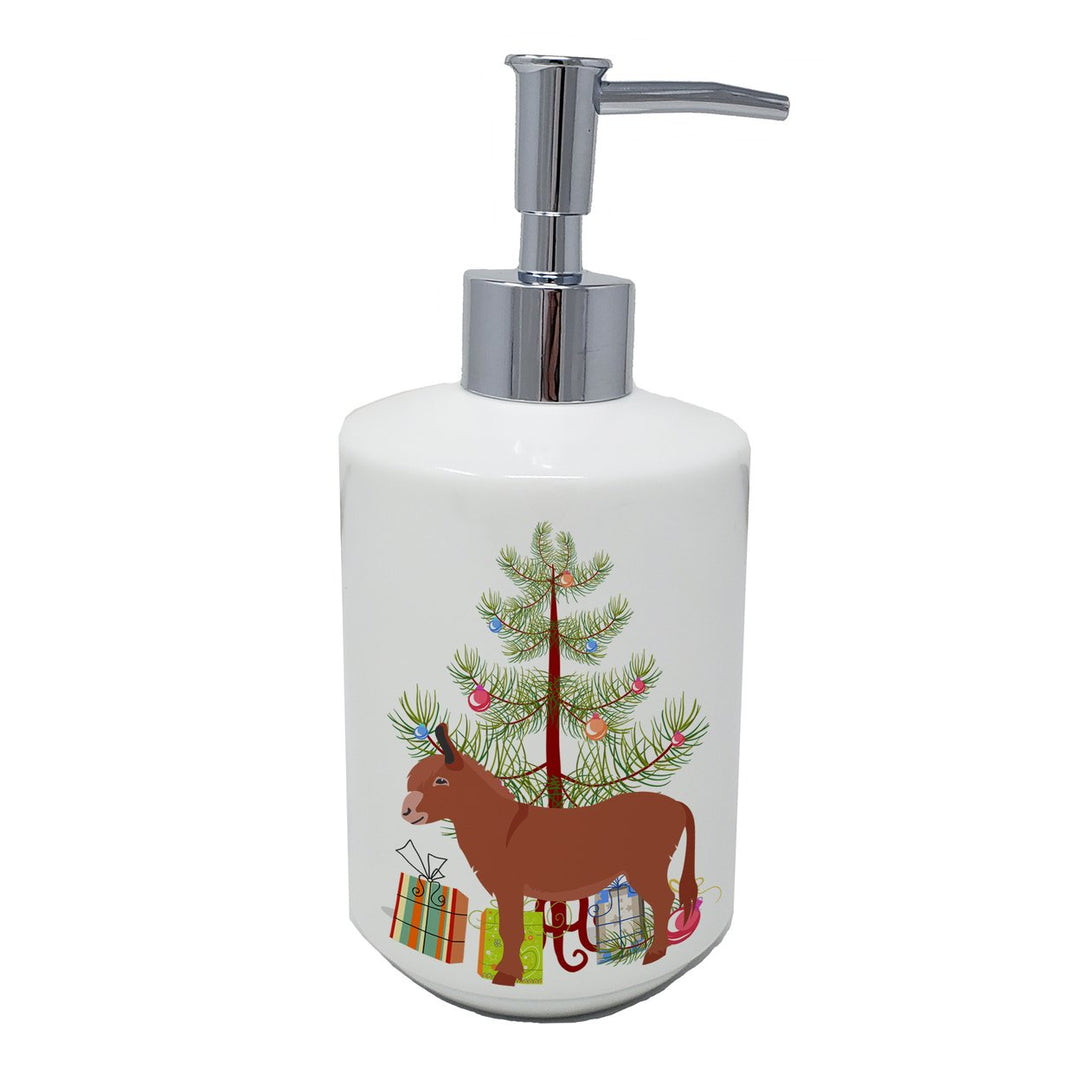 Irish Donkey Christmas Ceramic Soap Dispenser Image 1