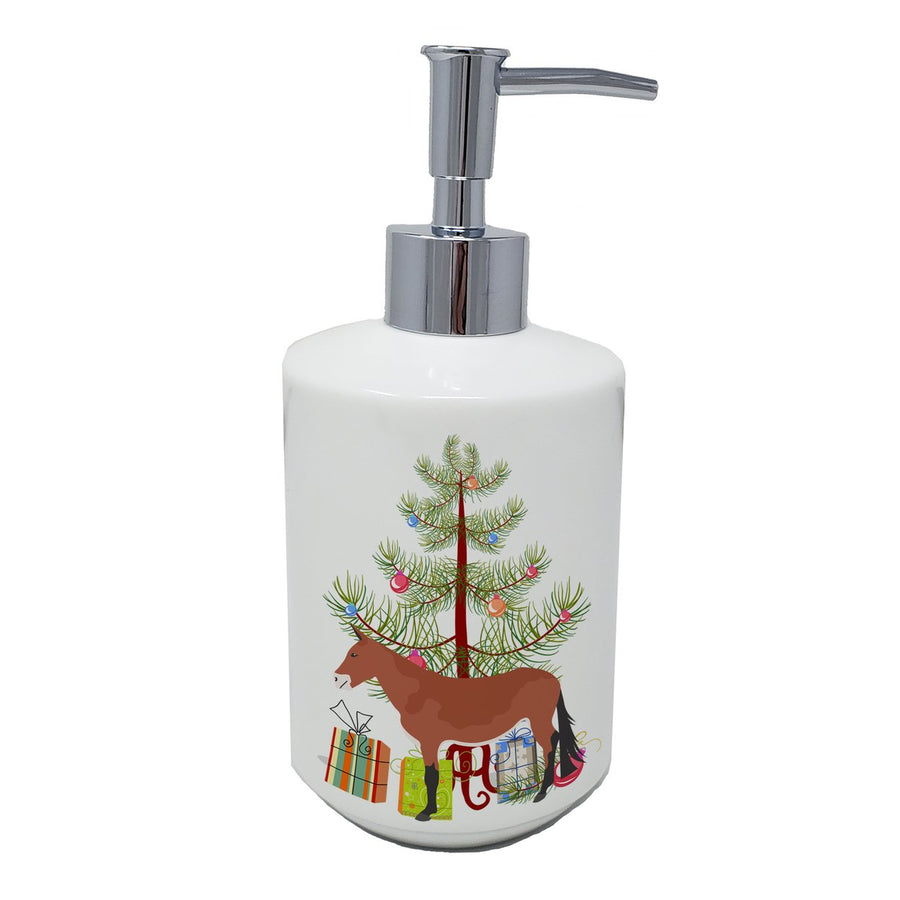 Mule Christmas Ceramic Soap Dispenser Image 1