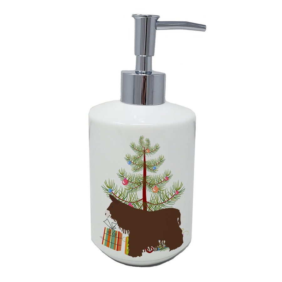 Poitou Poiteuin Donkey Christmas Ceramic Soap Dispenser Image 1