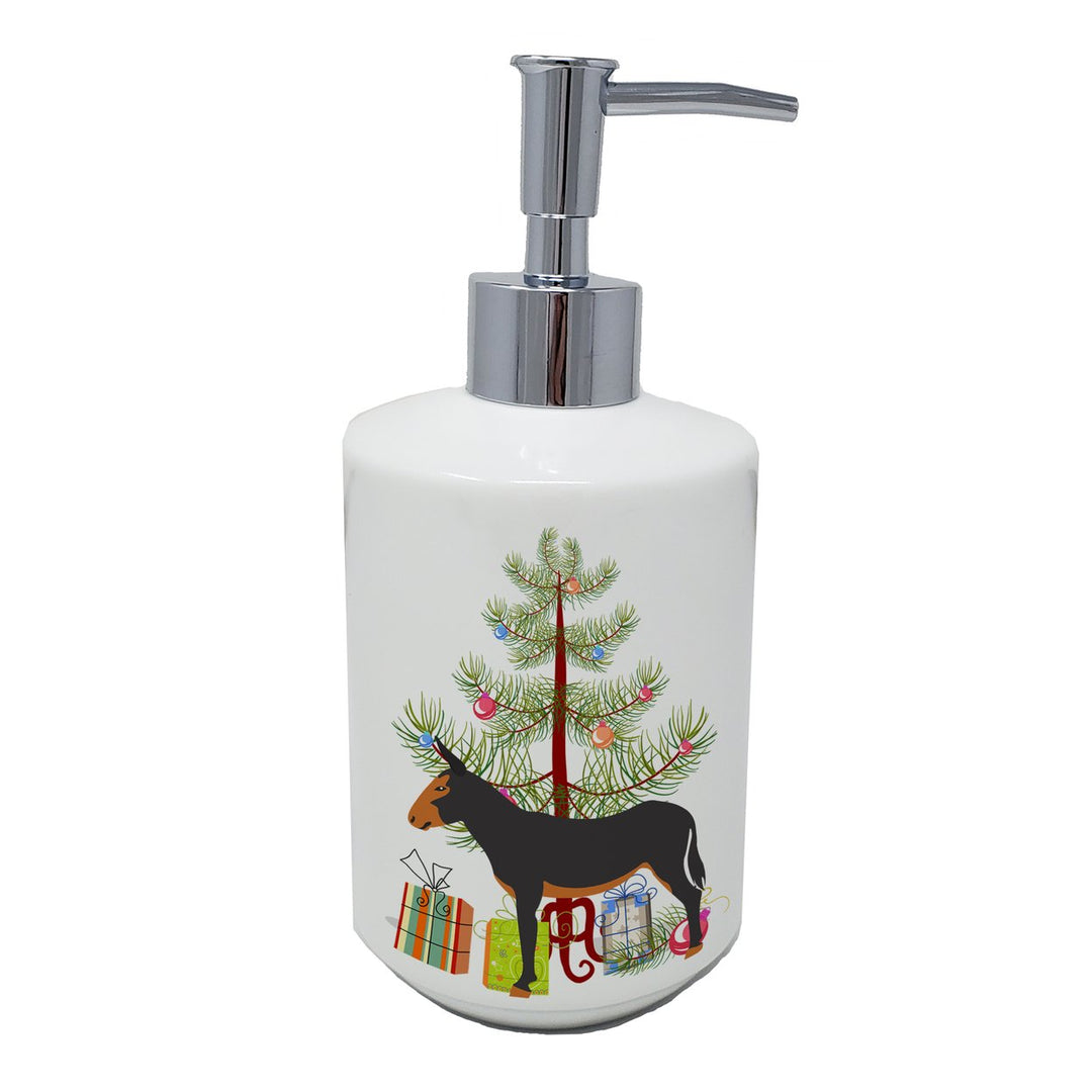 Catalan Donkey Christmas Ceramic Soap Dispenser Image 1