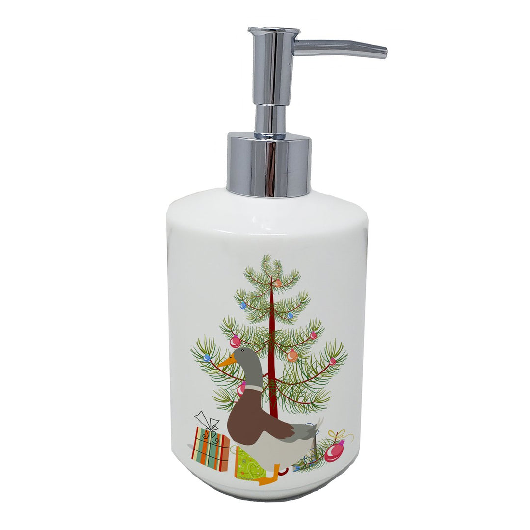 Saxony Sachsenente Duck Christmas Ceramic Soap Dispenser Image 1