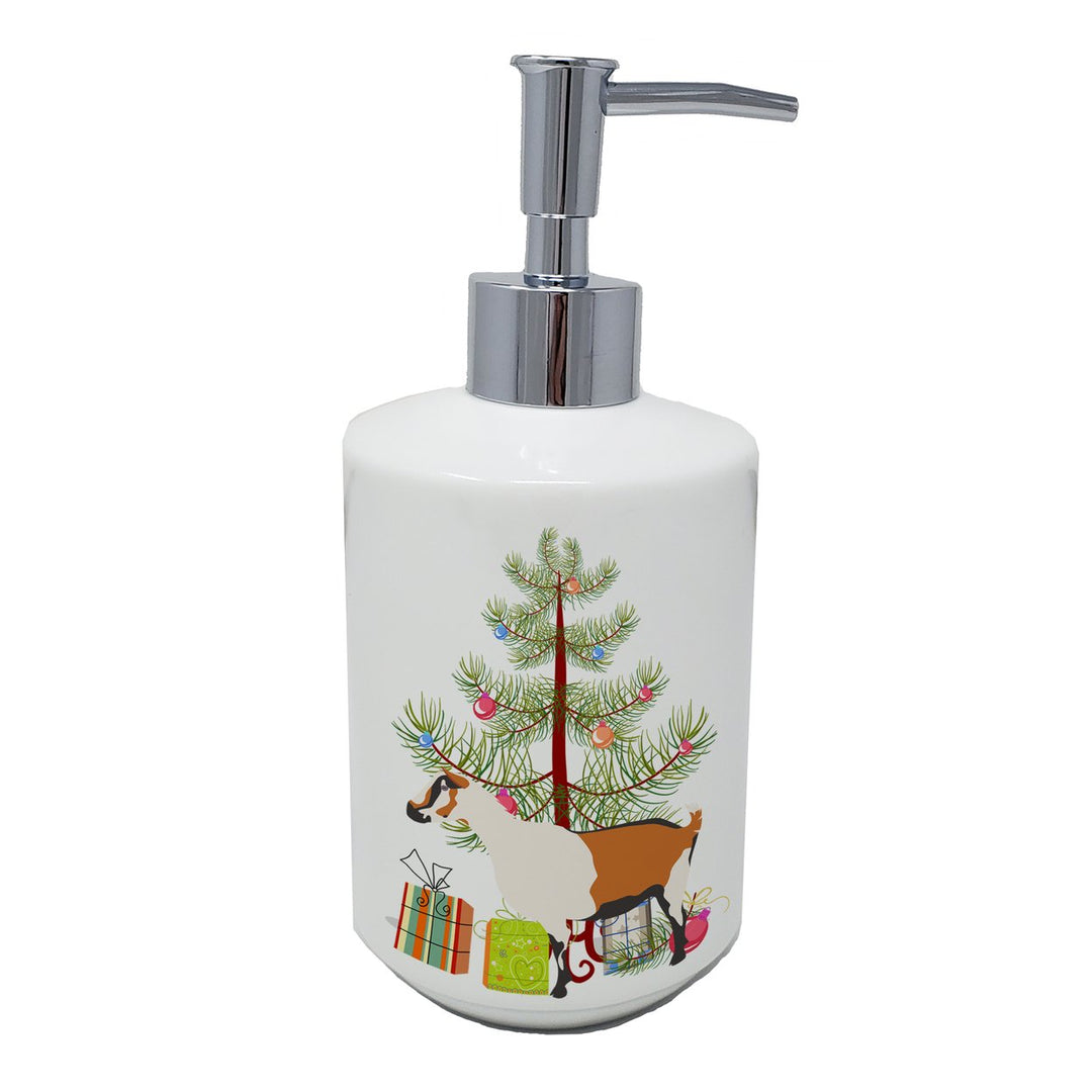 Alpine Goat Christmas Ceramic Soap Dispenser Image 1