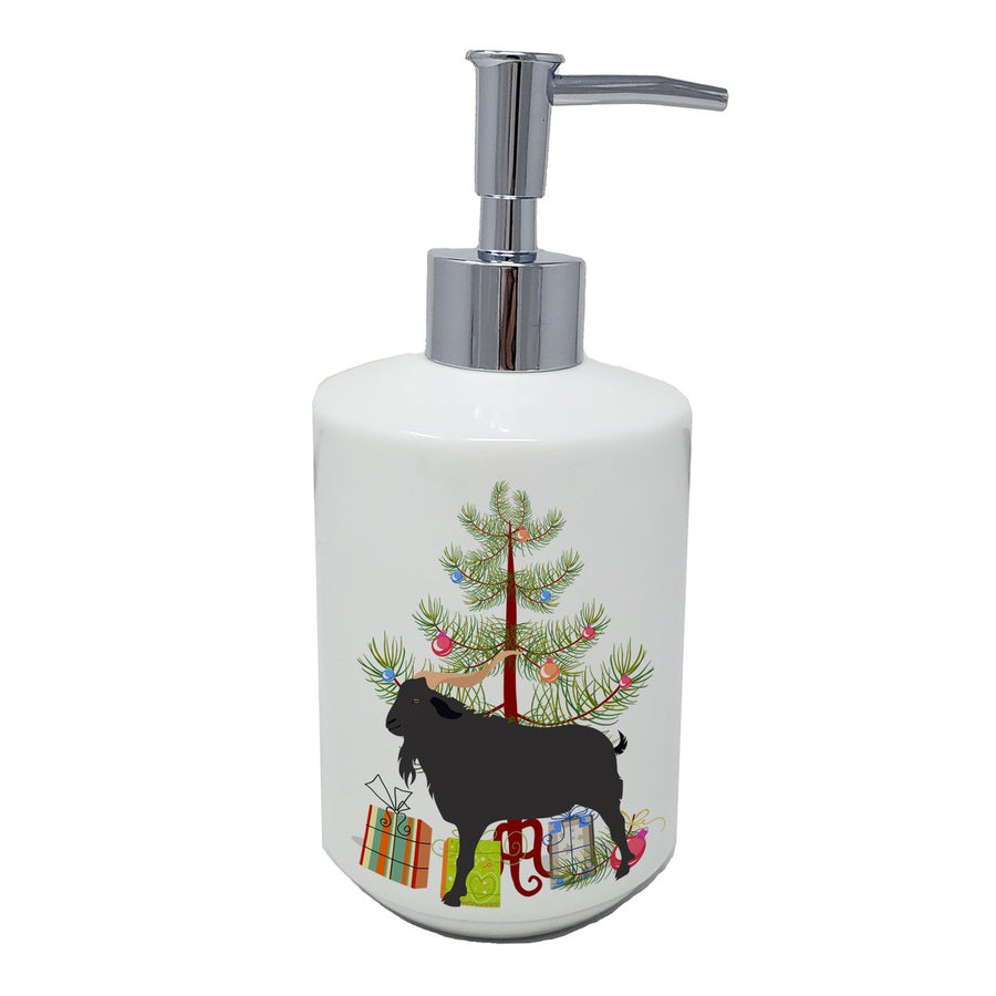 Verata Goat Christmas Ceramic Soap Dispenser Image 1