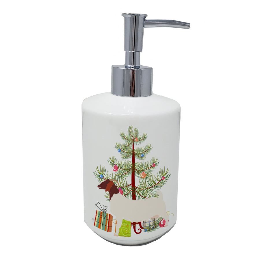 Boer Goat Christmas Ceramic Soap Dispenser Image 1